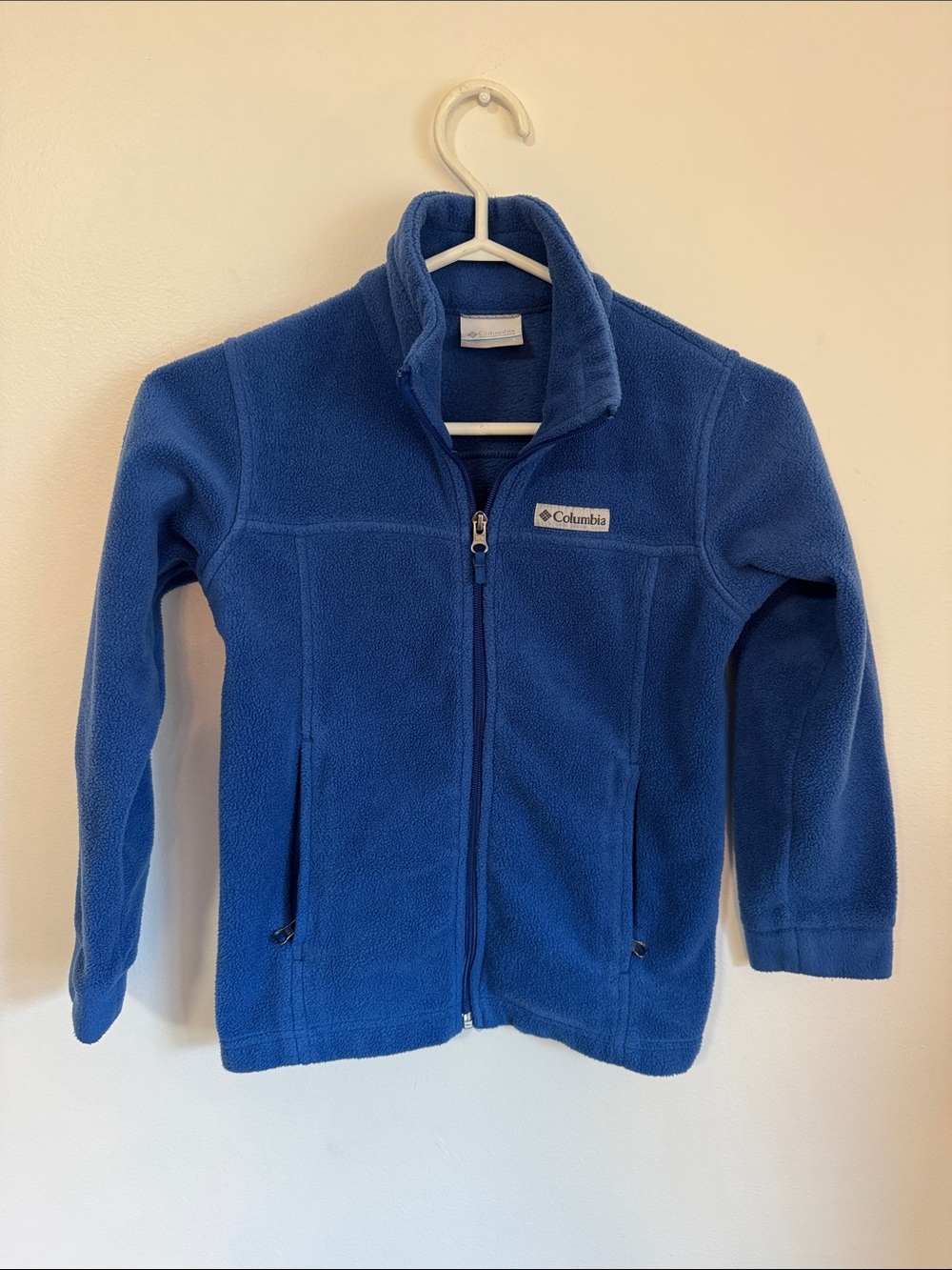 Kids -Columbia Royal Blue Zip-Up Fleece Jacket
